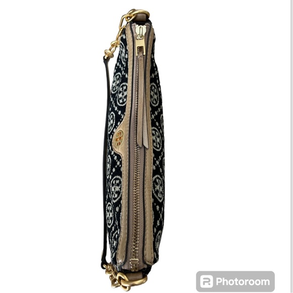 Tory Burch T Monogram Chenille Studio Shoulder Bag - Picture 8 of 16